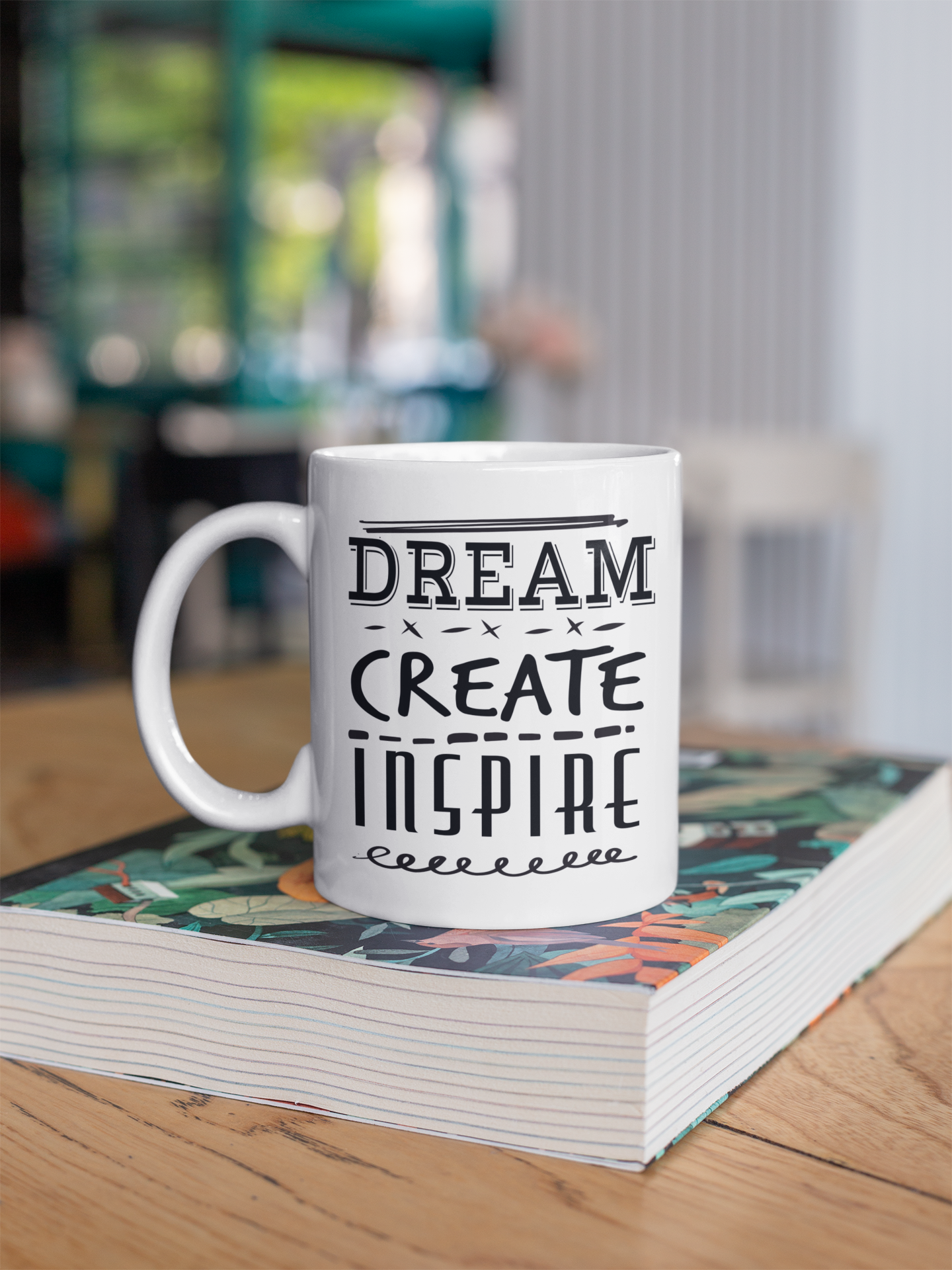 Dream, Create, Inspire Fearless Crown Mug
